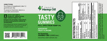 Load image into Gallery viewer, Tasty Hemp Oil Gummies 40ct (25mg each, 1000mg CBD Total)
